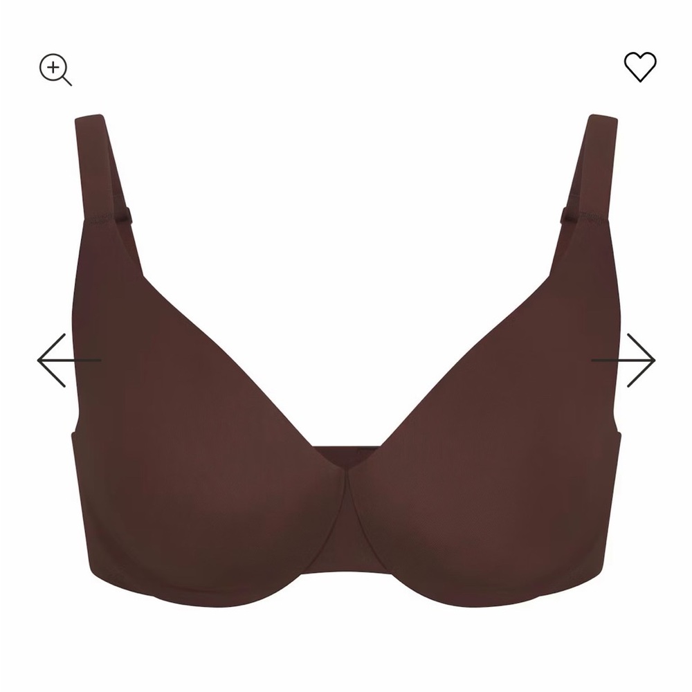 SKIMS Smoothing Intimates Unlined Full Coverage Bra | Cocoa | 40DD